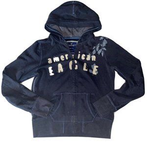 AMERICAN EAGLE Full Zip Hoodie Sweatshirt  EUC